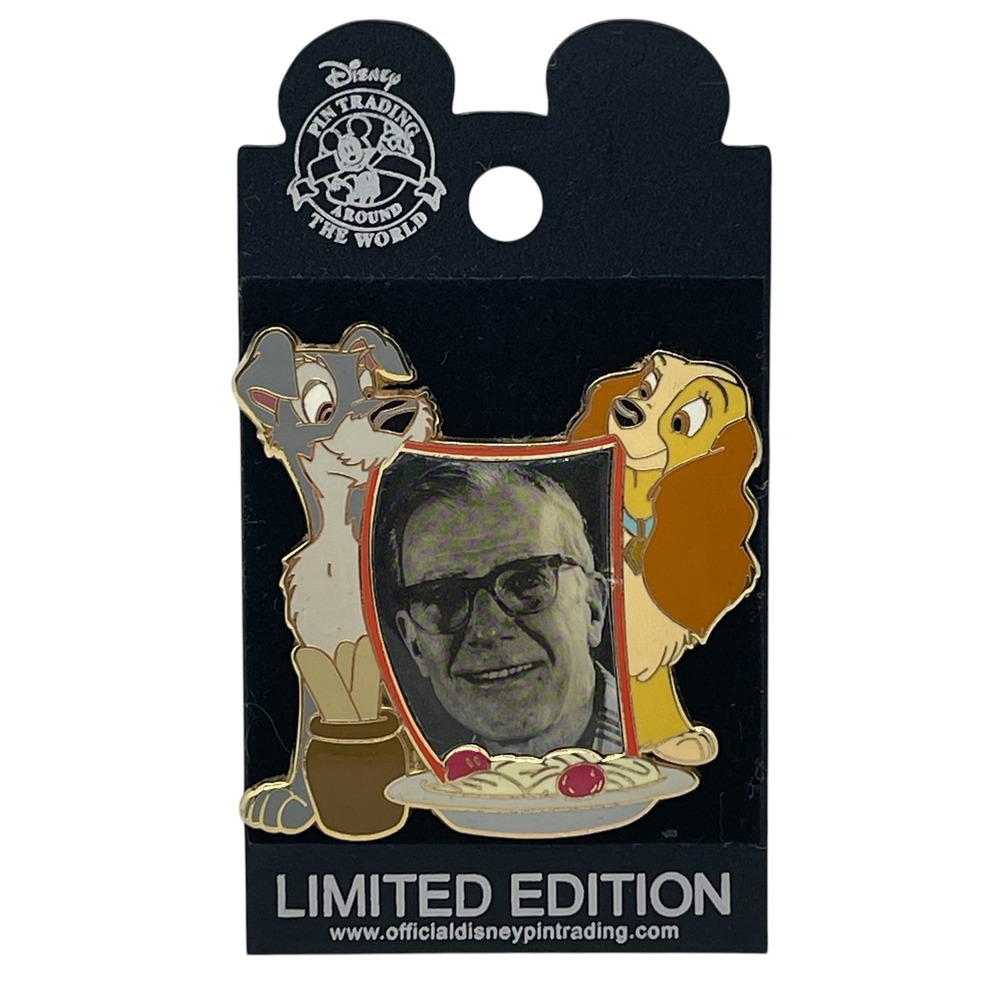 Disney Pin Lady and the Tramp Frank Thomas Spaghetti LE 250 Pin Trading 2005